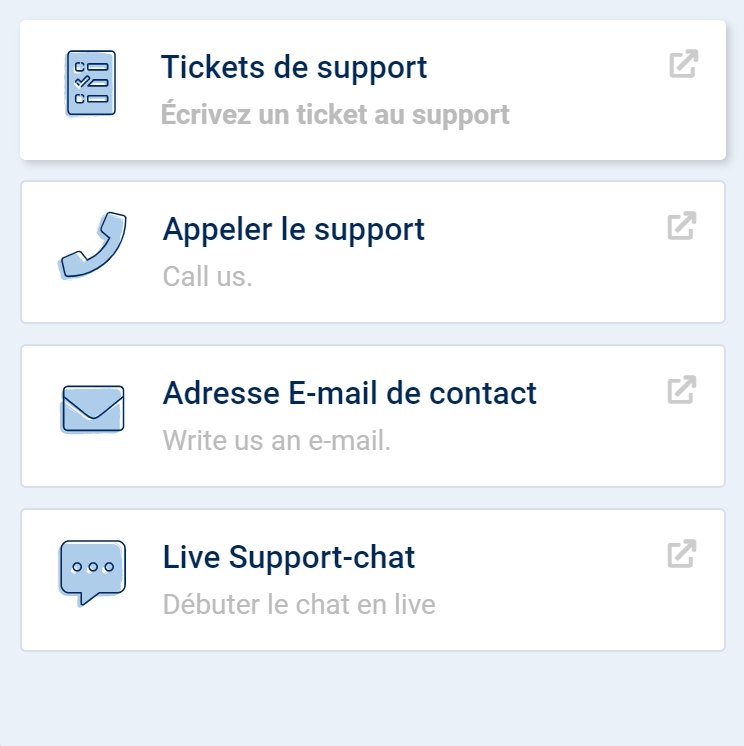 support et contact SISTRIX