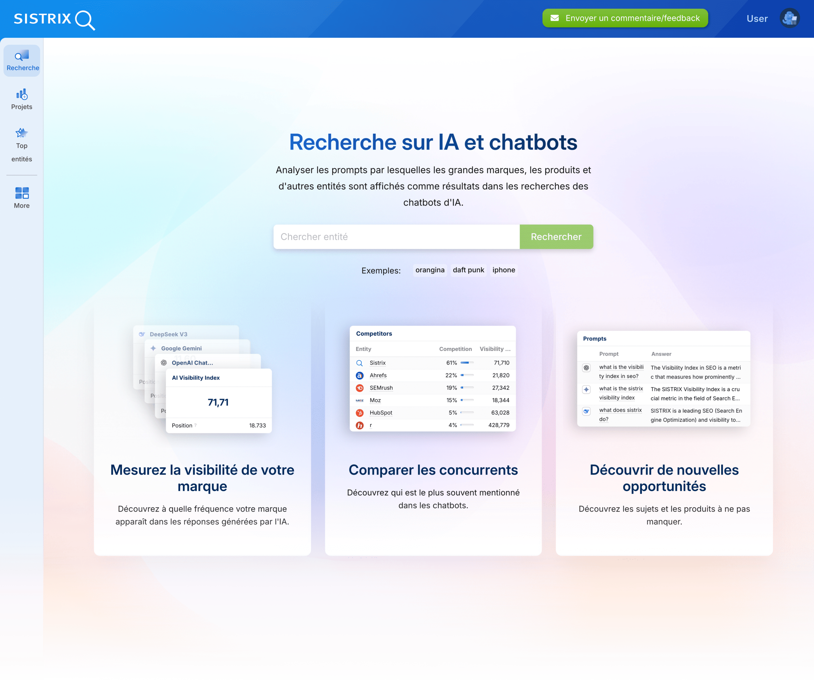 SISTRIX AI Toolbox Screenshot